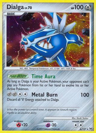 Dialga (6) (6)/127 Holo Rare Reverse Holofoil