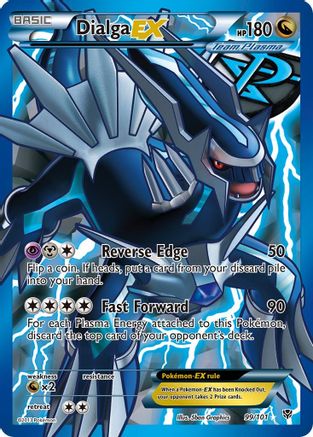 Dialga EX (Team Plasma) (99 Full Art) (99)/101 Ultra Rare Holofoil