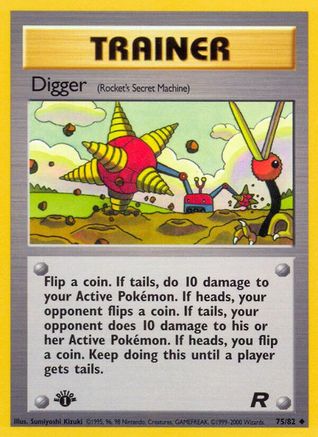 Digger (Rocket's Secret Machine) (75)/82 Uncommon 1st Edition