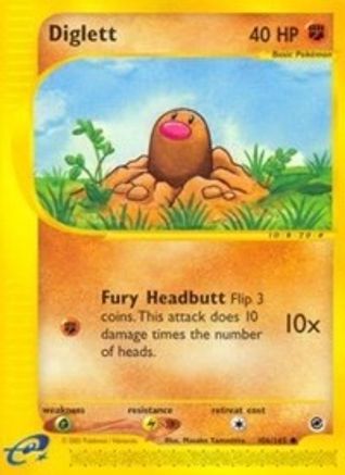 Diglett (106)/165 Common Reverse Holofoil