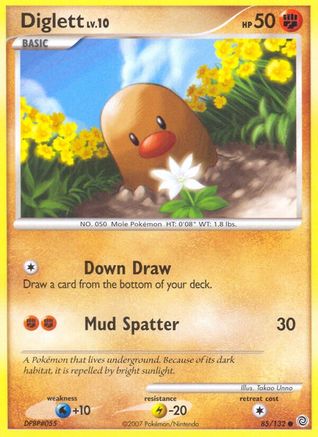 Diglett (85)/132 Common Reverse Holofoil