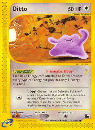 Ditto (51)/144 Common Reverse Holofoil