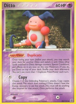 Ditto - 038/113 (Mr. Mime) (38)/113 Uncommon Reverse Holofoil