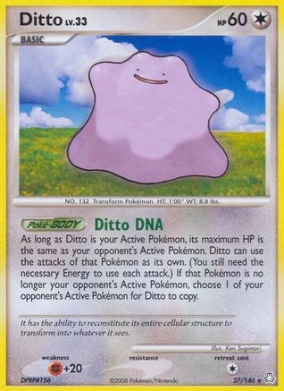 Ditto (27)/146 Rare Reverse Holofoil