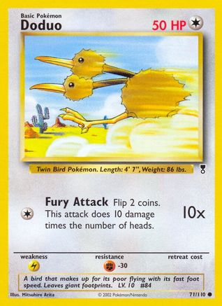 Doduo (71)/110 Common Reverse Holofoil