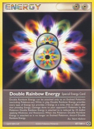 Double Rainbow Energy (87)/106 Rare Reverse Holofoil