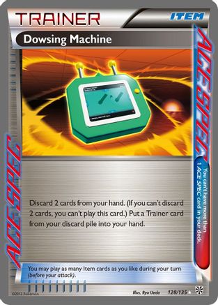 Dowsing Machine (128)/135 Rare Ace Holofoil
