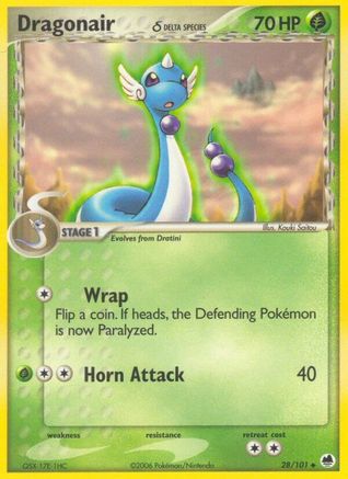 Dragonair (Delta Species) (28)/101 Uncommon Reverse Holofoil