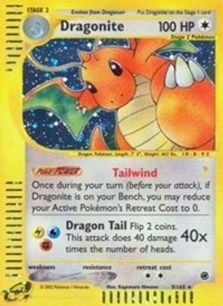 Dragonite (9) (9)/165 Holo Rare Reverse Holofoil
