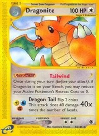Dragonite (43) (43)/165 Rare