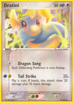 Dratini - 053/109 (53)/109 Common Reverse Holofoil