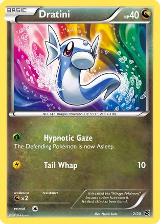Dratini (2) (2)/20 Holo Rare Holofoil