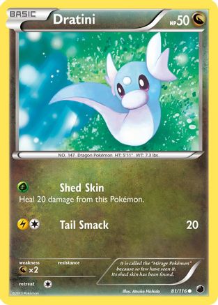 Dratini (81)/116 Common Reverse Holofoil
