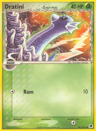 Dratini (Delta Species) (46)/101 Common Reverse Holofoil