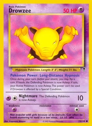 Drowzee (73)/110 Common Reverse Holofoil