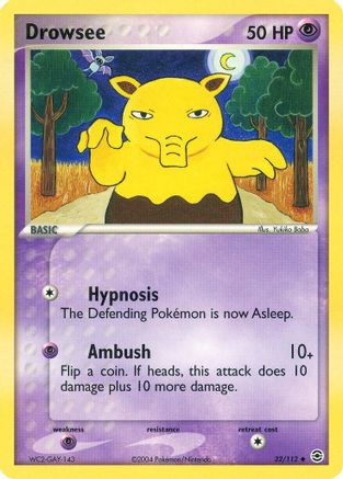 Drowsee (32)/112 Uncommon Reverse Holofoil