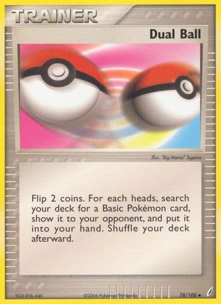 Dual Ball (78)/100 Uncommon Reverse Holofoil