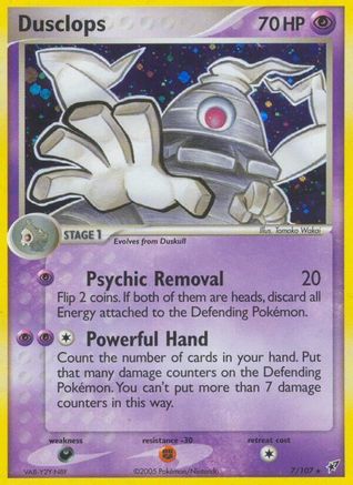 Dusclops (7)/107 Holo Rare Reverse Holofoil