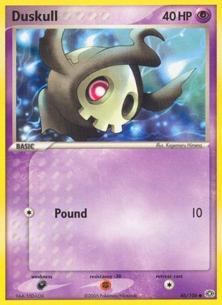 Duskull (46)/106 Common Reverse Holofoil