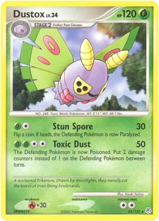 Dustox (25)/130 Rare Reverse Holofoil