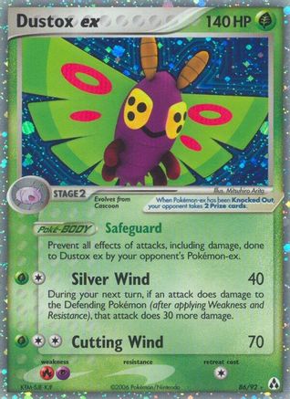 Dustox ex (86)/92 Ultra Rare Holofoil