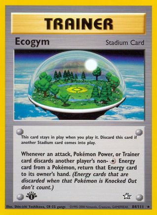 Ecogym (84)/111 Rare 1st Edition
