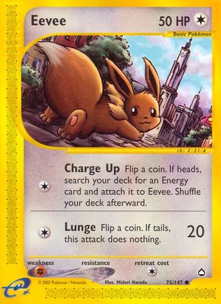 Eevee (75)/147 Common Reverse Holofoil