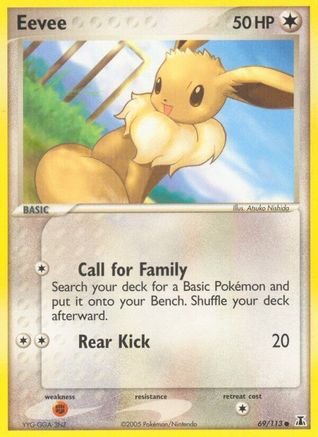 Eevee - 069/113 (69)/113 Common Reverse Holofoil