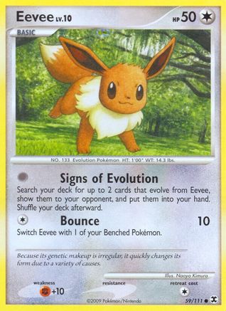Eevee (59)/111 Common Reverse Holofoil