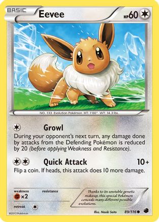 Eevee (89) (89)/116 Common