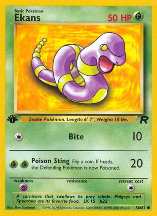 Ekans (56)/82 Common 1st Edition