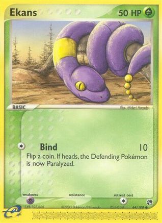 Ekans (64)/100 Common Reverse Holofoil