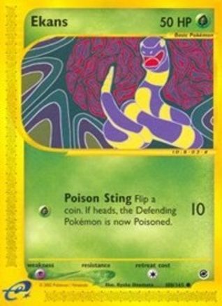 Ekans (108)/165 Common Reverse Holofoil
