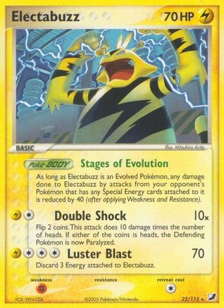 Electabuzz (22)/115 Rare Reverse Holofoil