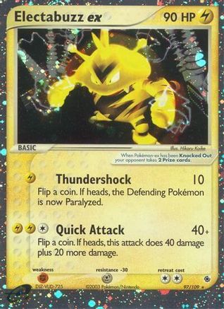 Electabuzz ex (97)/109 Ultra Rare Holofoil