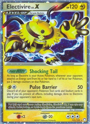 Electivire LV.X (121)/123 Ultra Rare Holofoil