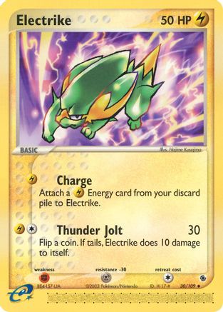 Electrike - 30/109 (30)/109 Uncommon Reverse Holofoil