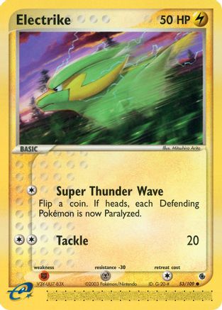 Electrike - 53/109 (53)/109 Common Reverse Holofoil