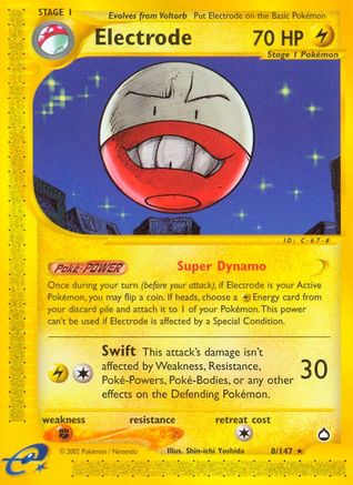 Electrode (8)/147 Rare Reverse Holofoil
