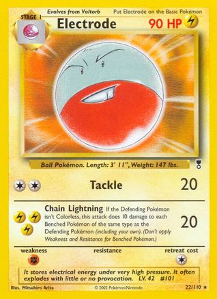 Electrode (22)/110 Rare Reverse Holofoil