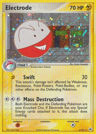 Electrode (5)/101 Holo Rare Holofoil