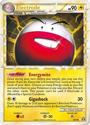 Electrode (Prime) (93)/102 Ultra Rare Holofoil