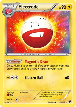 Electrode (33)/116 Holo Rare Holofoil
