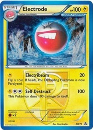 Electrode (Team Plasma) - BW76 (BW76)/101 Promo Holofoil