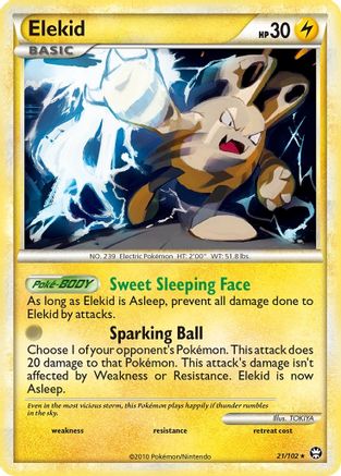 Elekid (21)/102 Rare Reverse Holofoil
