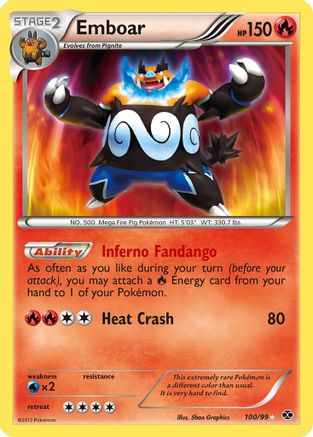 Emboar (100)/99 Secret Rare Holofoil
