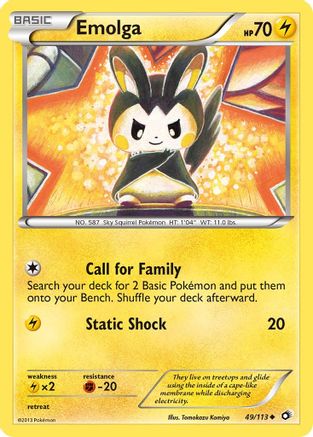 Emolga (49)/113 Uncommon Reverse Holofoil