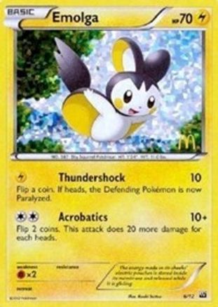 Emolga - 6/12 (6)/12 Promo Holofoil
