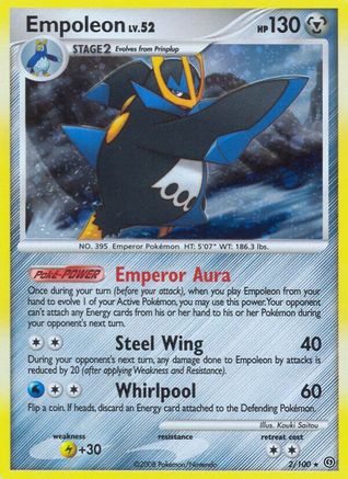 Empoleon (2)/100 Holo Rare Reverse Holofoil