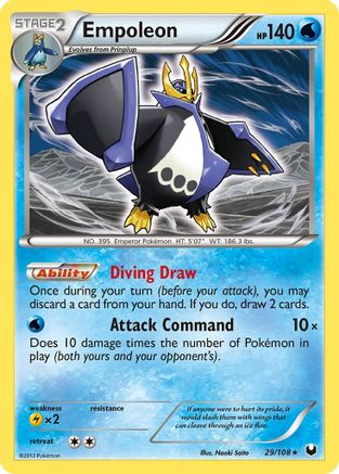 Empoleon (29)/108 Holo Rare Reverse Holofoil
